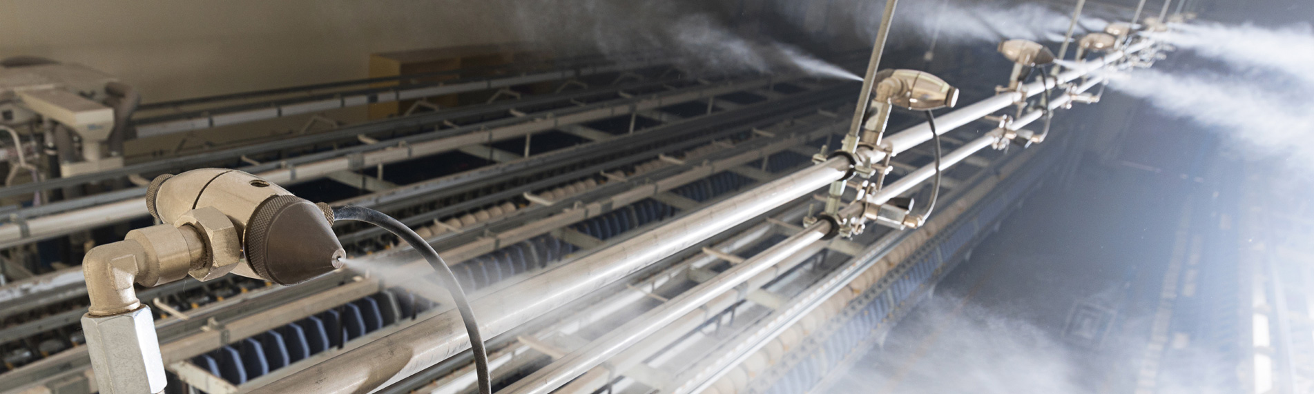 Befukting øker produktiviteten ved VMT Spinning i India