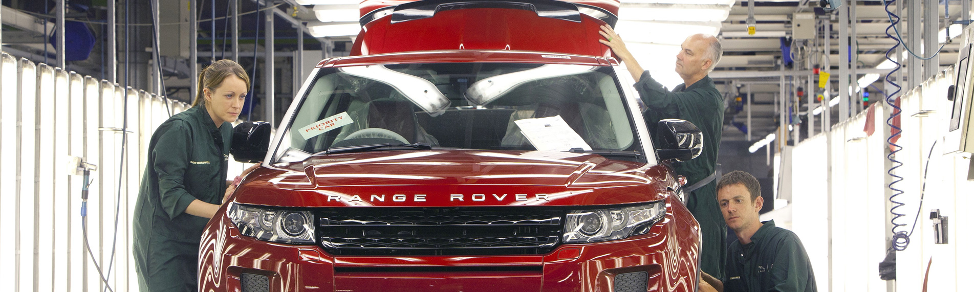 Rullende veibefukting hos Jaguar Land Rover
